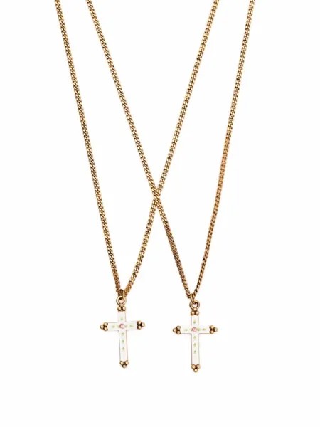 Dsquared2 колье с подвеской-крестиком