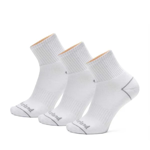 Носки Timberland Everyday Core FC Opt A Quarter 3 шт, белый
