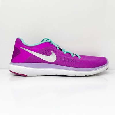 Кроссовки для бега Nike Girls Flex 2016 RN 834281-500 фиолетовые, размер 4Y