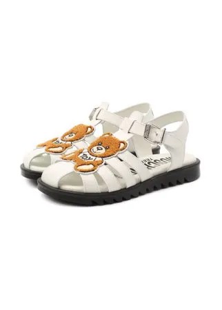 Кожаные босоножки Moschino