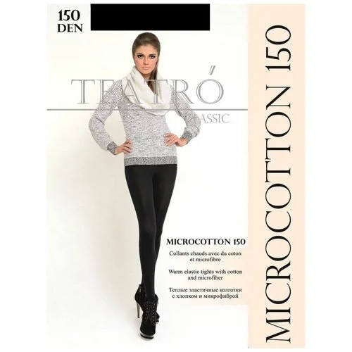 Колготки TEATRO Microcotton, 150 den, размер 2, nero