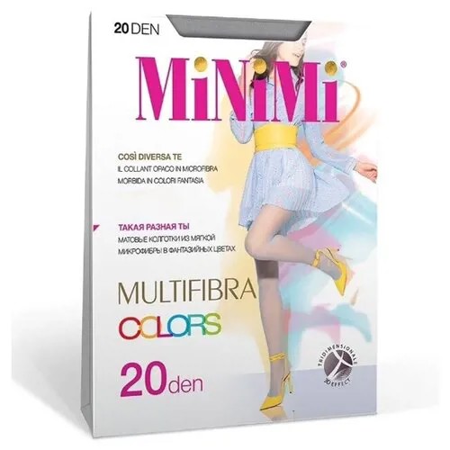 Колготки MiNiMi Multifibra Colors, 20 den, черный