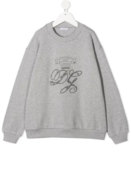 Dolce & Gabbana Kids толстовка с вышитым логотипом