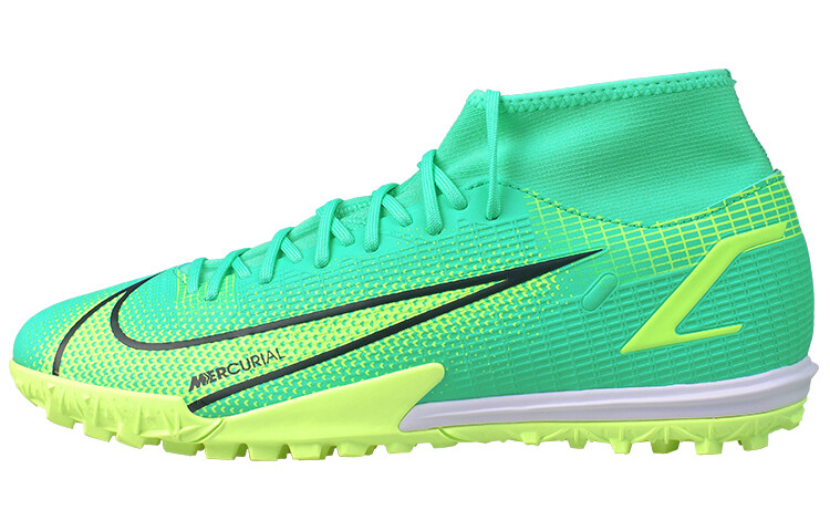 Футбольные бутсы Nike Superfly 8 Academy TF синий/зеленый