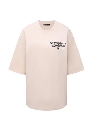 Хлопковая футболка Acne Studios