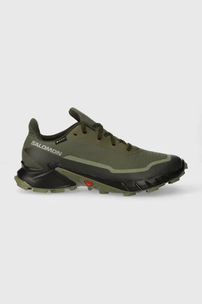 Кроссовки Alphacross 5 GTX Salomon, зеленый