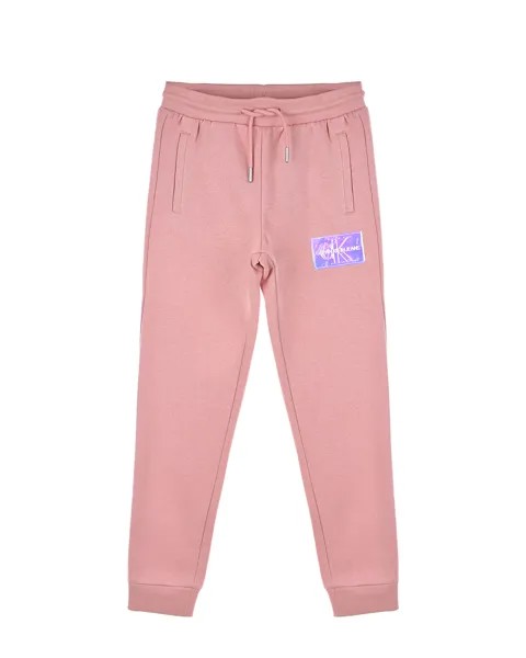 Розовые спортивные брюки Calvin Klein детские