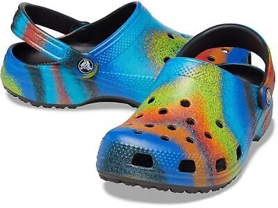 Сабо унисекс Crocs Classic Tie-Dye Clog с рисунком