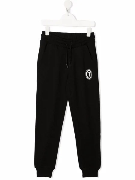 TRUSSARDI JUNIOR спортивные брюки с логотипом