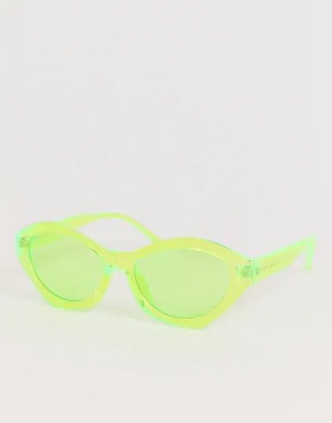 Зеленые солнцезащитные очки 