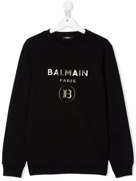 Balmain Kids толстовка с логотипом