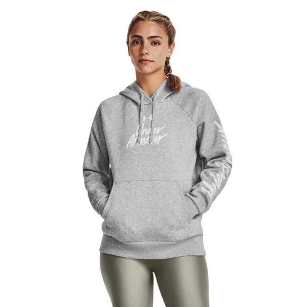 Худи Under Armour Rival Fleece Graphic, серый
