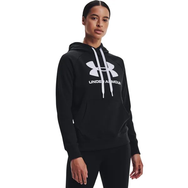 Худи женское Under Armour 1356318-001 черное LG