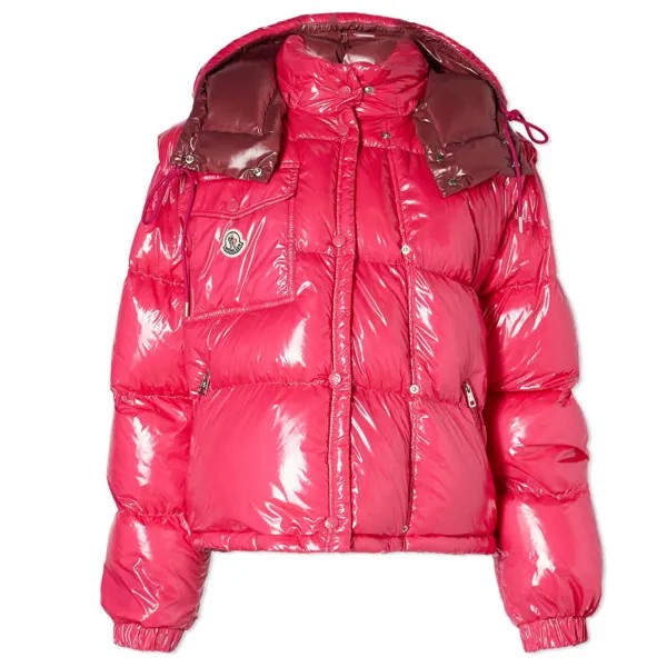 Moncler Каракорум Стеганая куртка, розовый