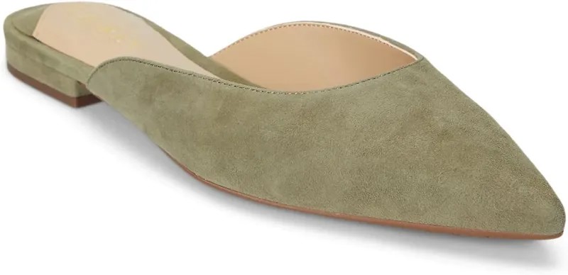 Балетки Londyn Mule LAUREN Ralph Lauren, цвет Olive Fern