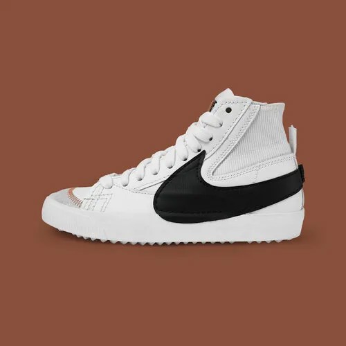 Кроссовки NIKE Blazer Mid, размер 38 EU, белый