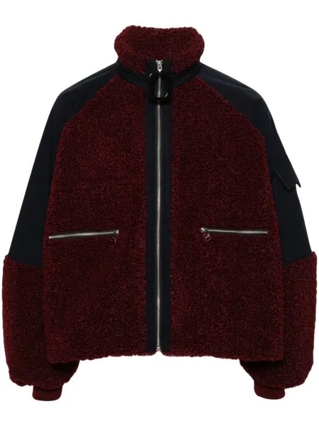 JW Anderson бомбер в стиле колор-блок, красный