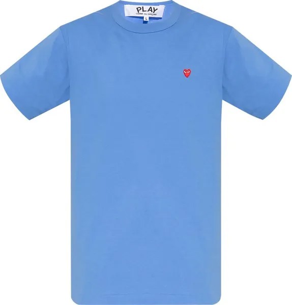 Футболка Comme des Garçons PLAY Small Heart T-Shirt 'Blue', синий