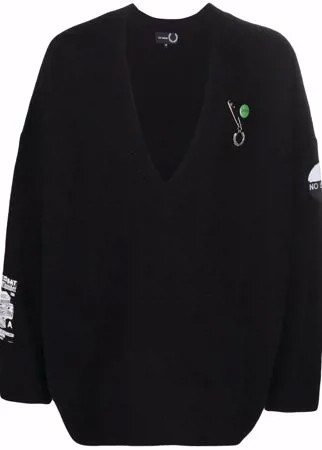 Raf Simons X Fred Perry кардиган с V-образным вырезом