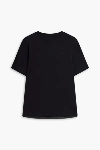 Футболка из хлопкового джерси со вставками из ракушек PS PAUL SMITH, черный