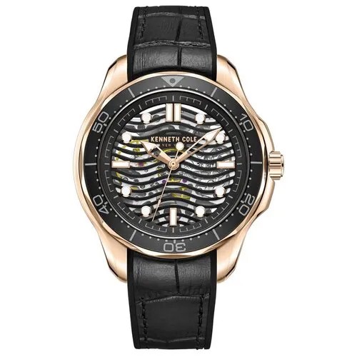 Наручные часы KENNETH COLE Automatic KCWGR2220901, серый, черный