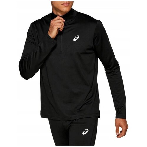 Лонгслив Asics Silver Ls 1/2 Zip Winter Top Черный XL 2011A013-001