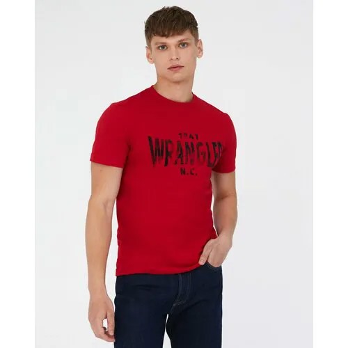 Футболка Wrangler, размер S, красный