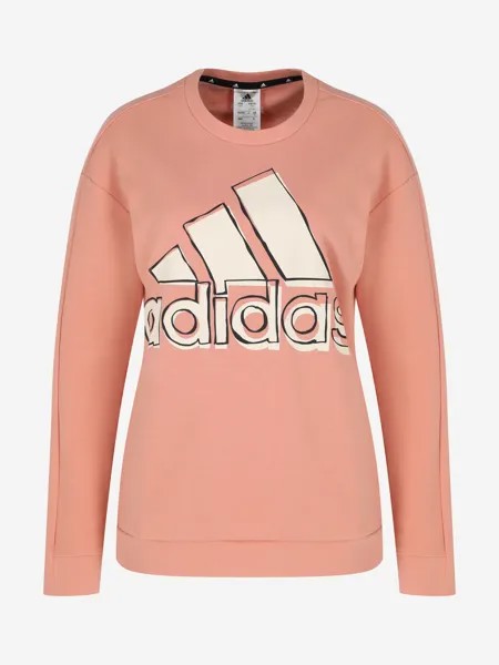 Свитшот женский adidas Big Logo, Оранжевый