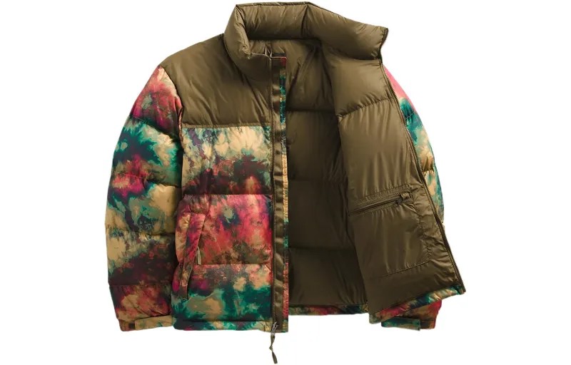 THE NORTH FACE Мужской пуховик, Принт Antelope Brown Tan Ice Dye