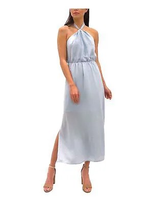 SAM EDELMAN Женское синее платье макси без рукавов с открытой спиной и эластичной резинкой на талии 6
