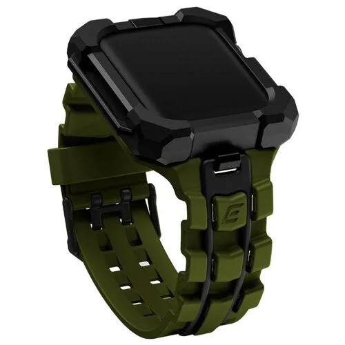 Чехол-браслет Element Case Special Ops для Apple Watch 7 45 мм, цвет Оливковый/Черный (Olive/Black) (EMT-522-260AZ-02)