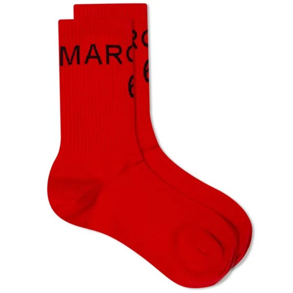 Спортивные носки с логотипом MM6 Maison Margiela