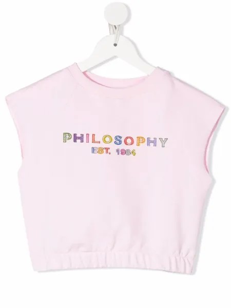 Philosophy Di Lorenzo Serafini Kids укороченный топ с логотипом