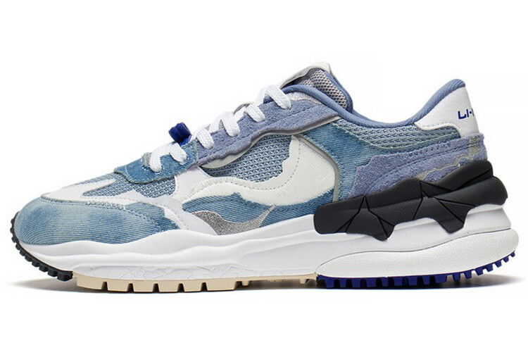 LINING Origin Lifestyle Shoes Men Low-top Turbid Gray Blue/foggy Blue