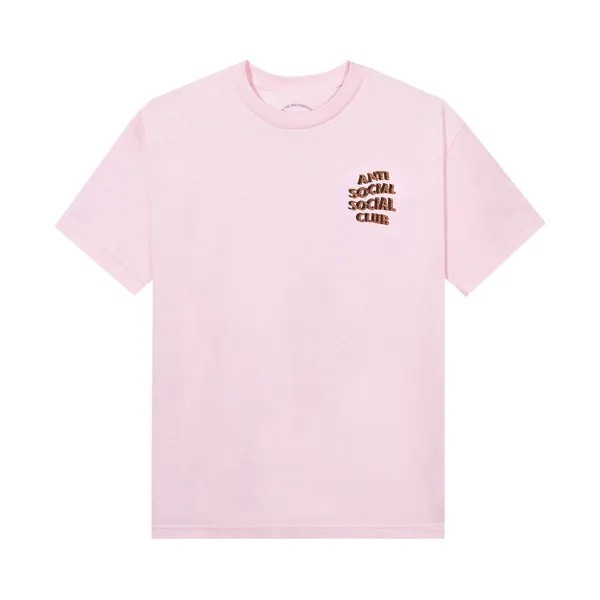 Белая футболка Anti Social Social Club, цвет Розовый
