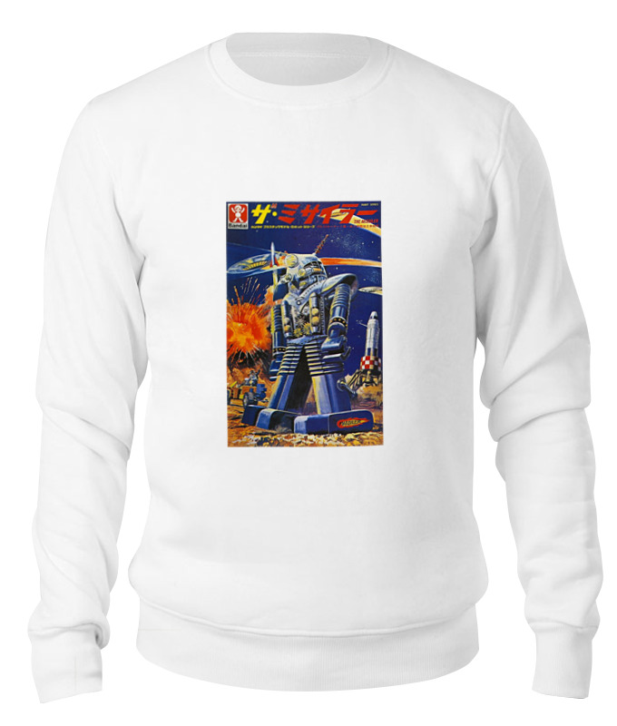 Свитшот унисекс Printio Bad robot белый 2XL