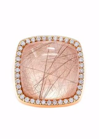 Roberto Coin кольцо Cocktail из розового золота с бриллиантом