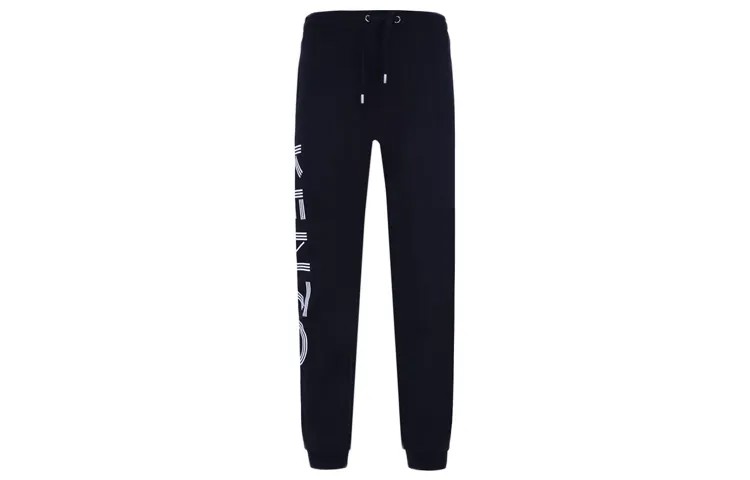 KENZO Мужские трикотажные спортивные штаны, цвет Black