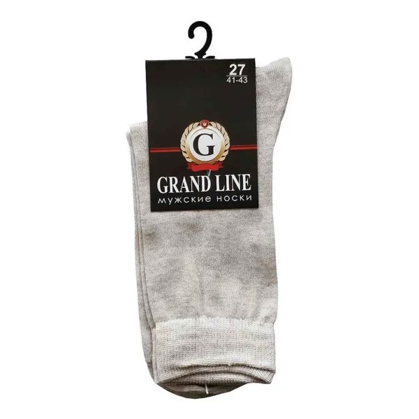 Носки мужские GRAND LINE бежевые 27