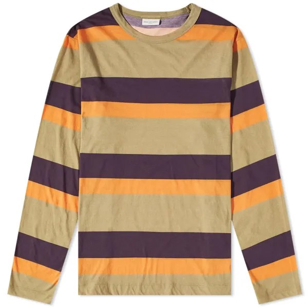 Футболка Dries Van Noten Long Sleeve Habbot Striped Tee