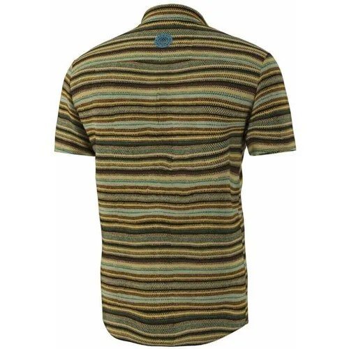 Рубашка мужская летняя быстросохнущая с коротким рукавом Anomy Ibane Cerezo, гавайская расцветка, размер XL