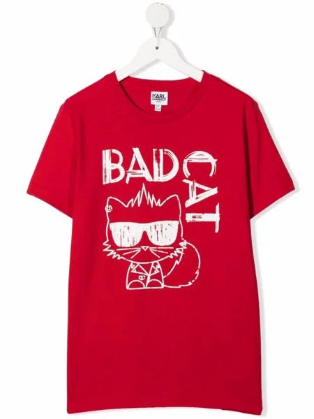 Karl Lagerfeld Kids футболка Bad Cat