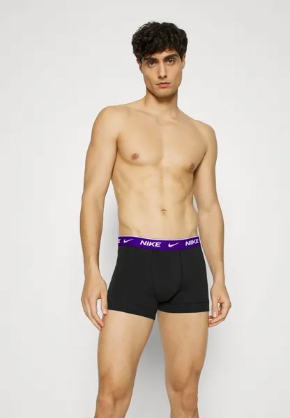 Брюки-кюлоты 3 ПАКЕТА Nike Underwear, черный/фиолетовый/оранжевый