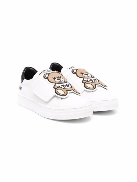 Moschino Kids кеды с нашивкой Teddy Bear