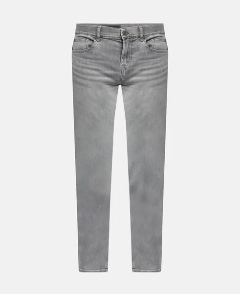 Прямые джинсы 7 for all Mankind, цвет Medium Grey