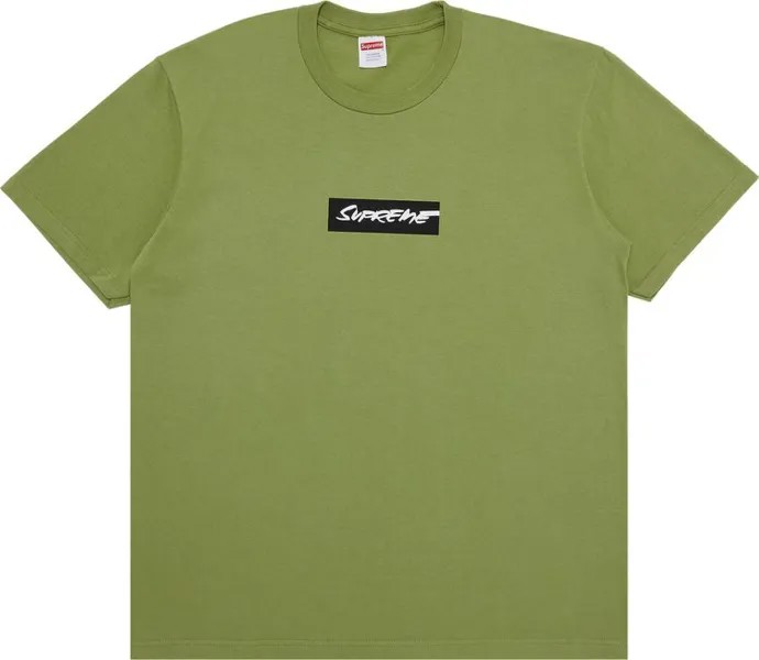 Футболка Supreme Futura Box Logo 'Moss', зеленый