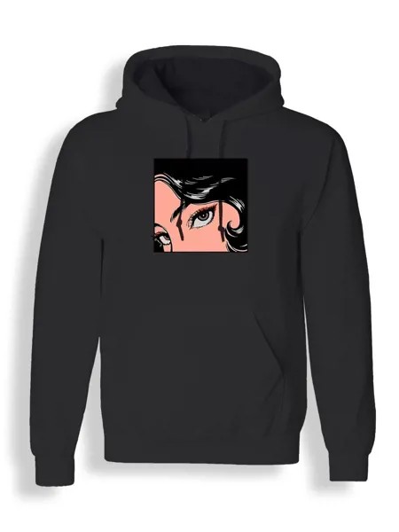 Худи унисекс СувенирShop Девушка/Аниме/Японский стиль 1 черное XL