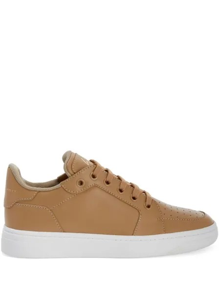 Giuseppe Zanotti кроссовки с перфорацией, нейтральный цвет