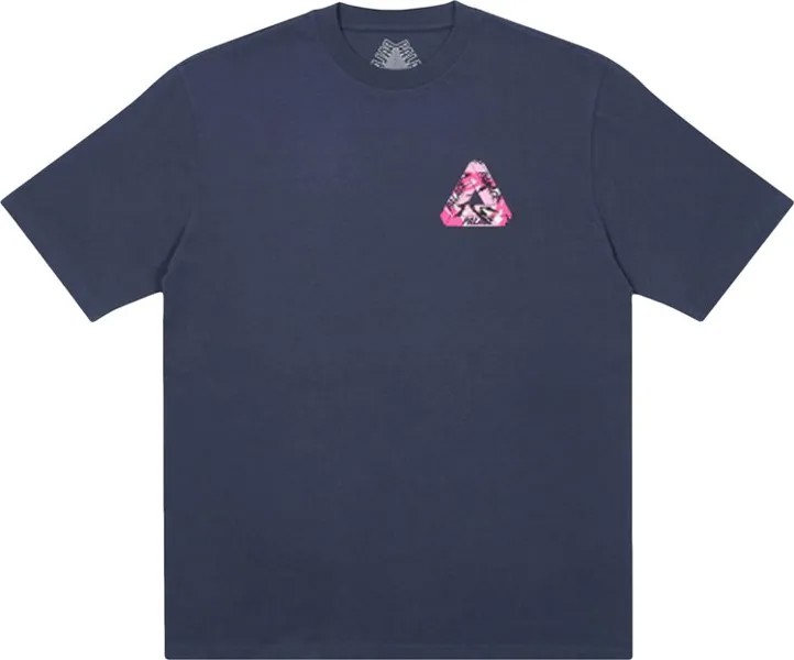 Футболка Palace Tri-Camo T-Shirt 'Navy', синий