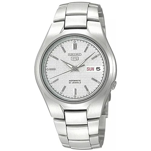 Наручные часы SEIKO SEIKO 5, серебристый/белый